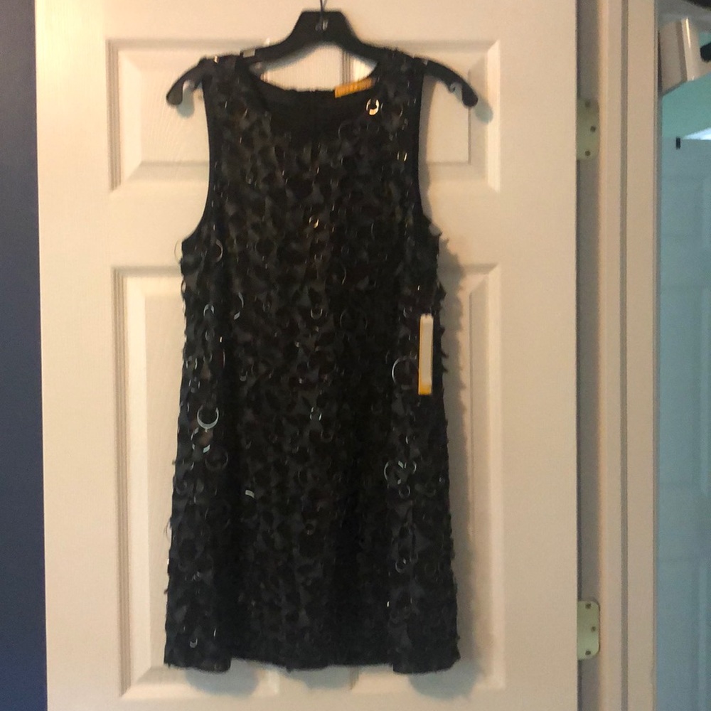 Alice and Olivia leather dress